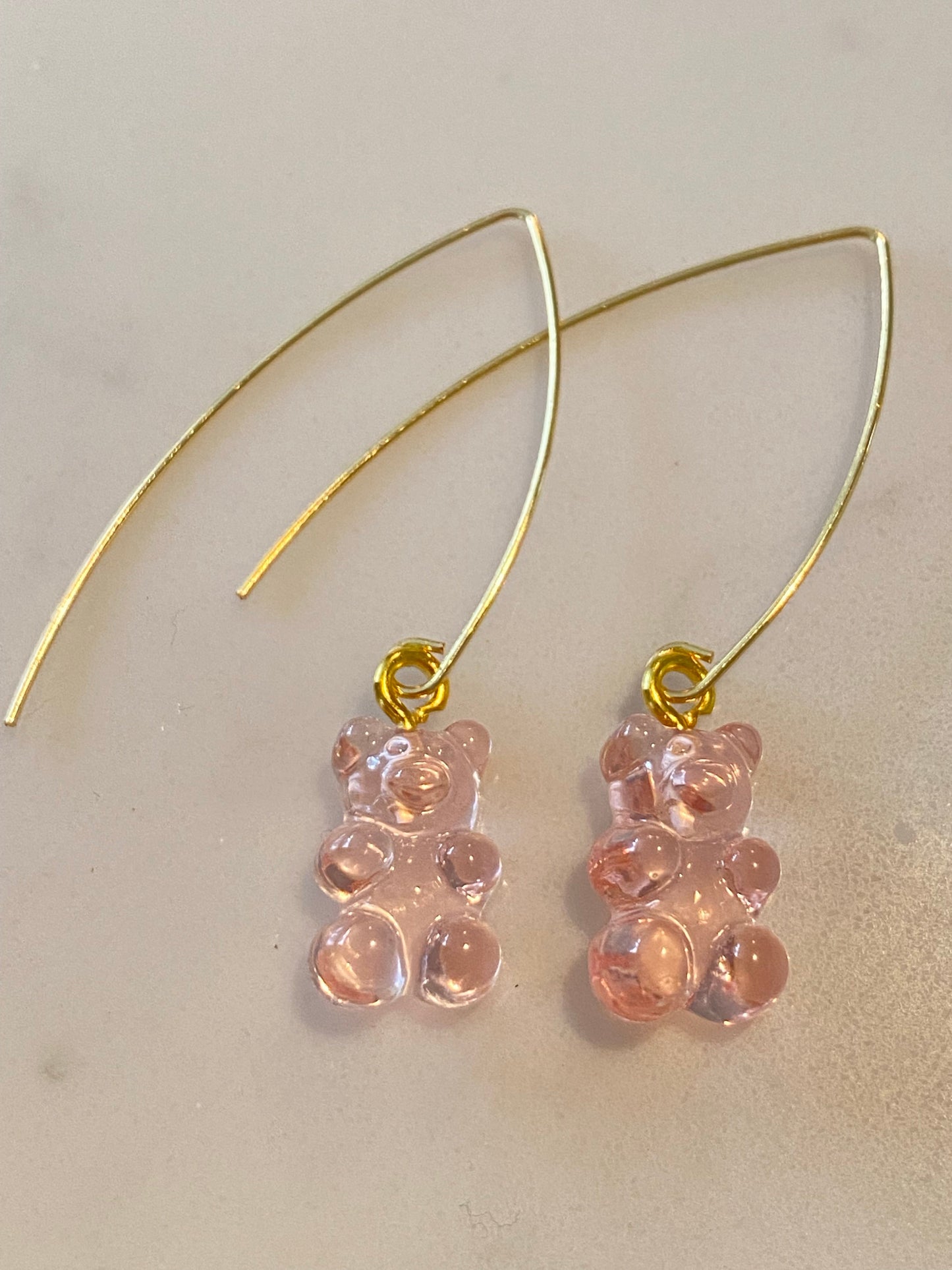 Dangly gummy bear earrings