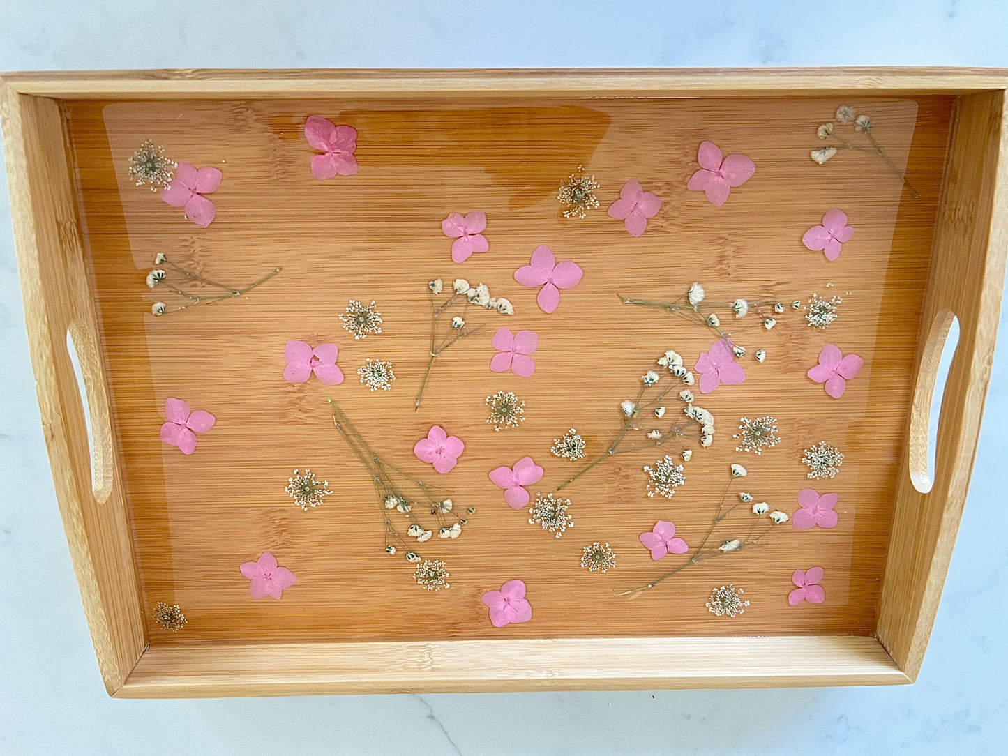 Floral resin tray