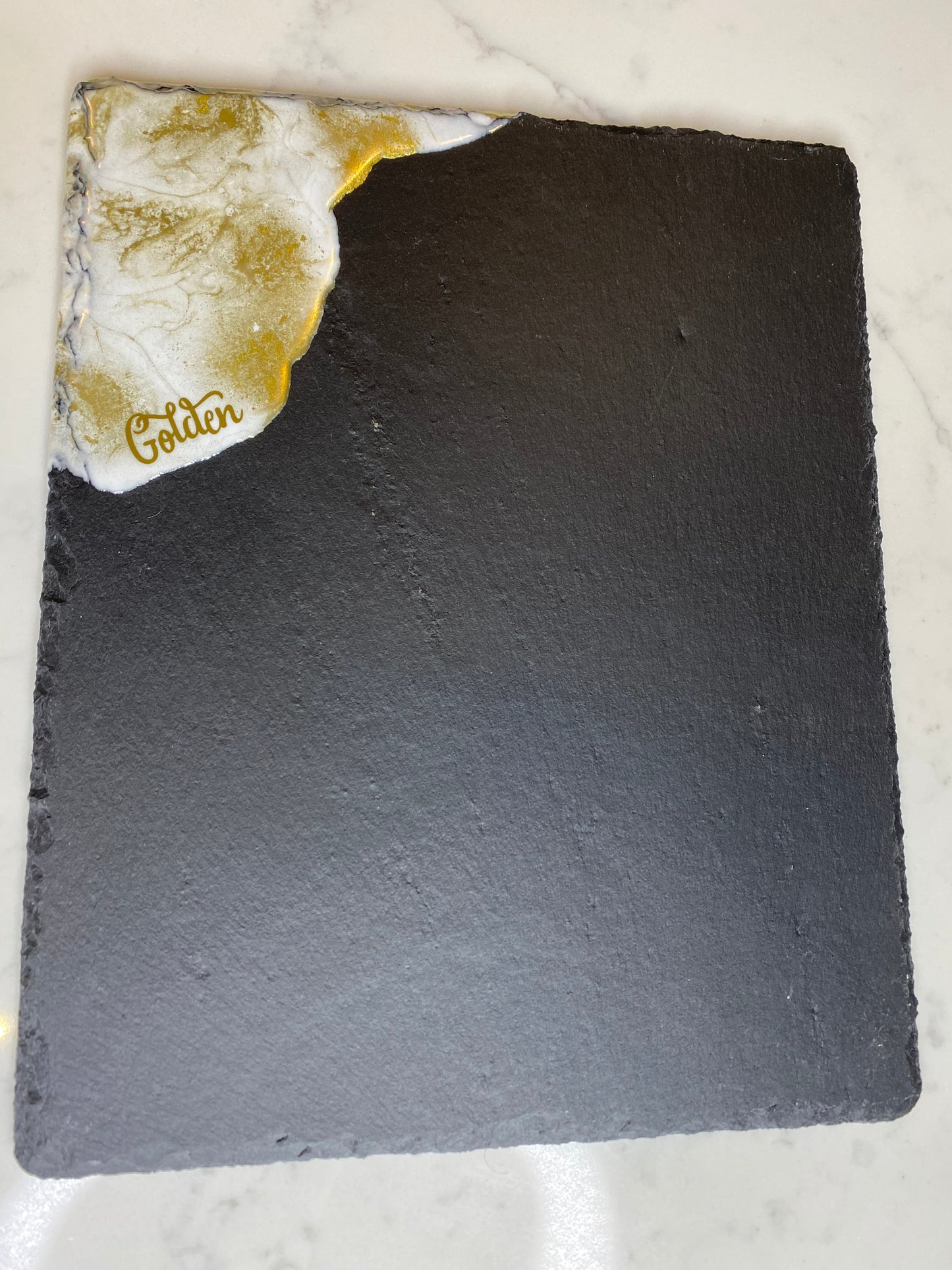 Slate “Stay Golden” ✨cheese board