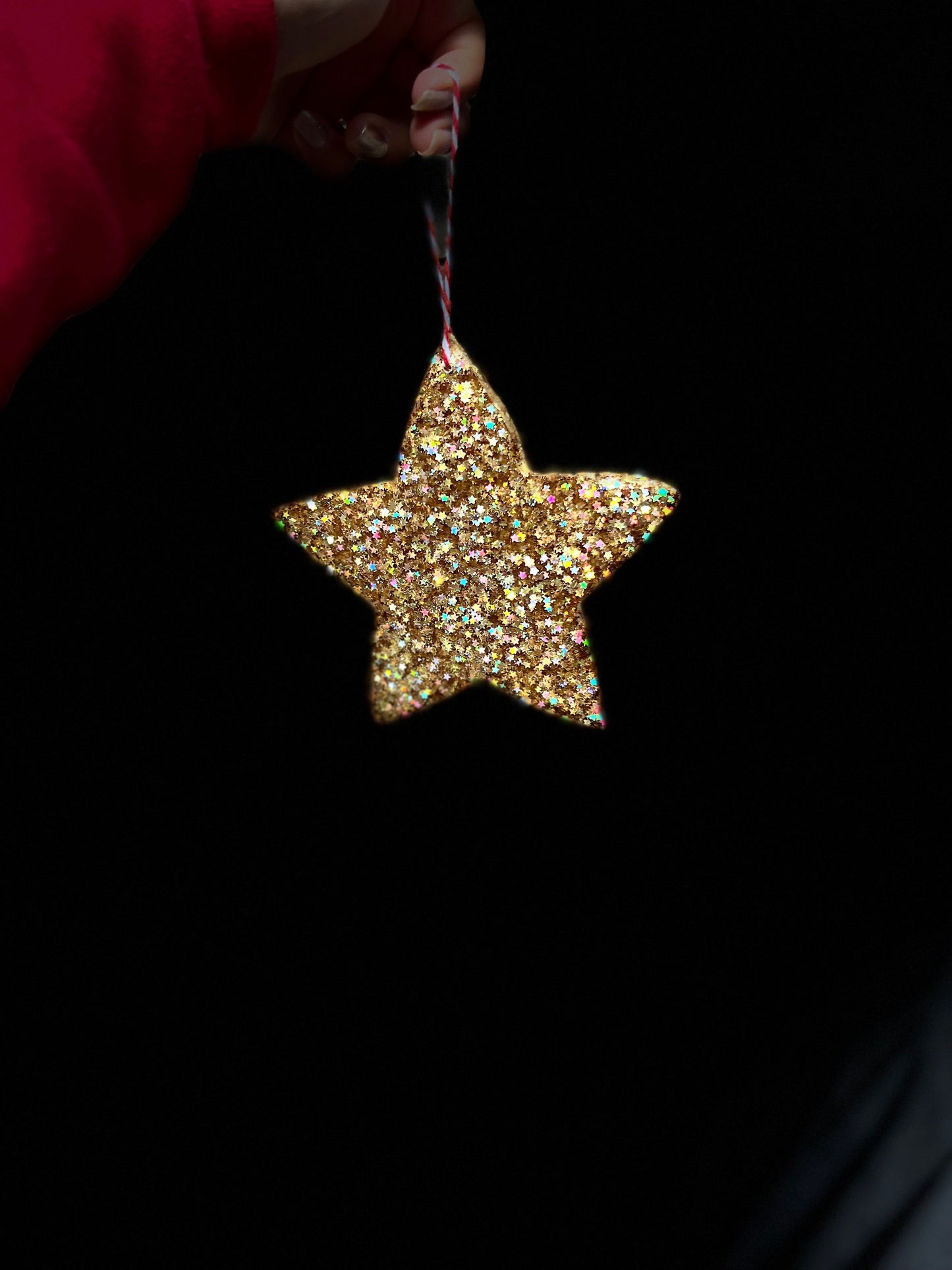 Christmas ornament - oversized gold star