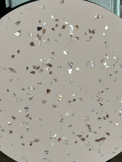 Mother of Pearl concrete like tray