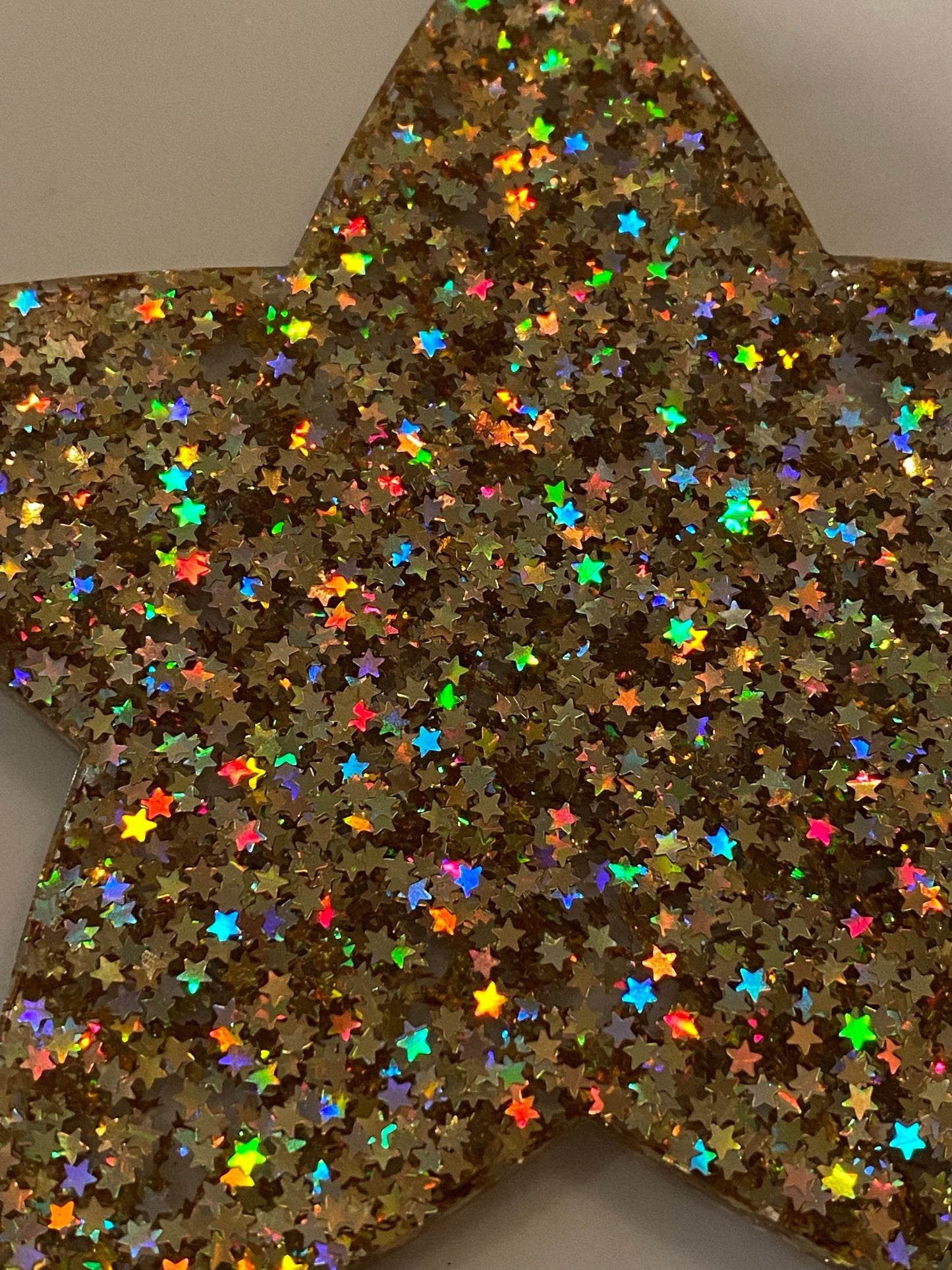Christmas ornament - oversized gold star