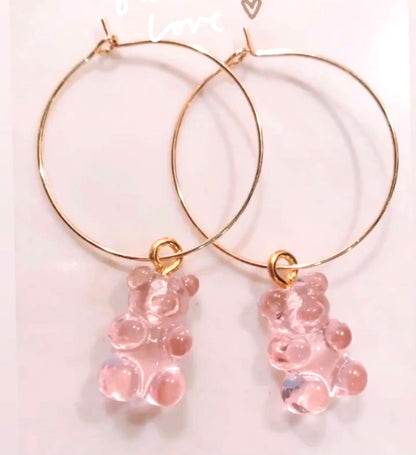 Gummy bear earrings! 🐻