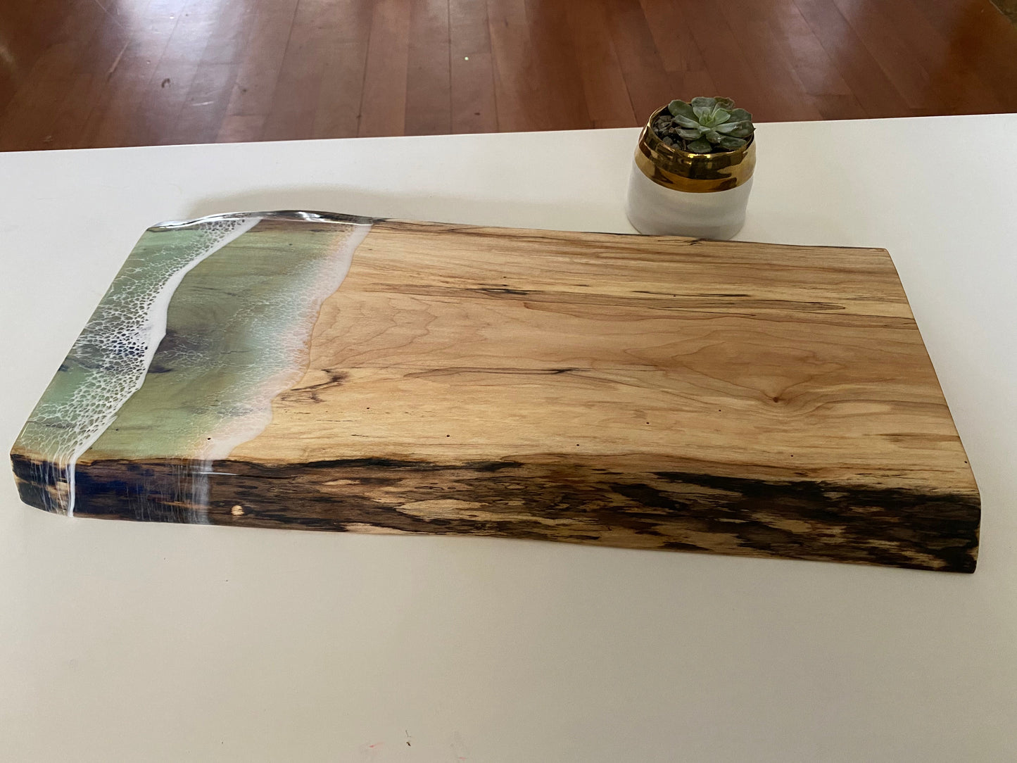 Ocean 🌊 resin charcuterie board.
