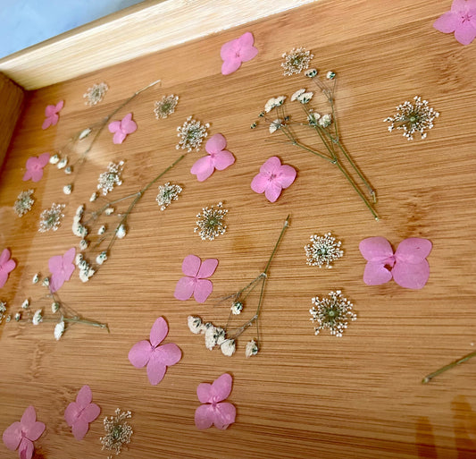 Floral resin tray