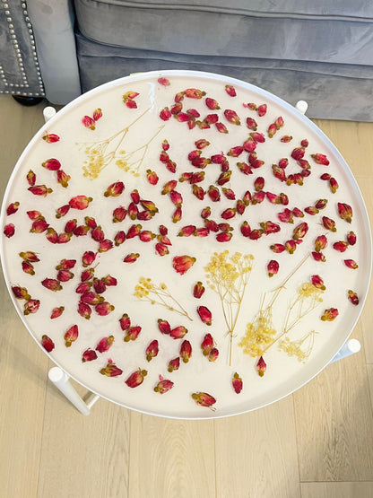 Rosebud resin table