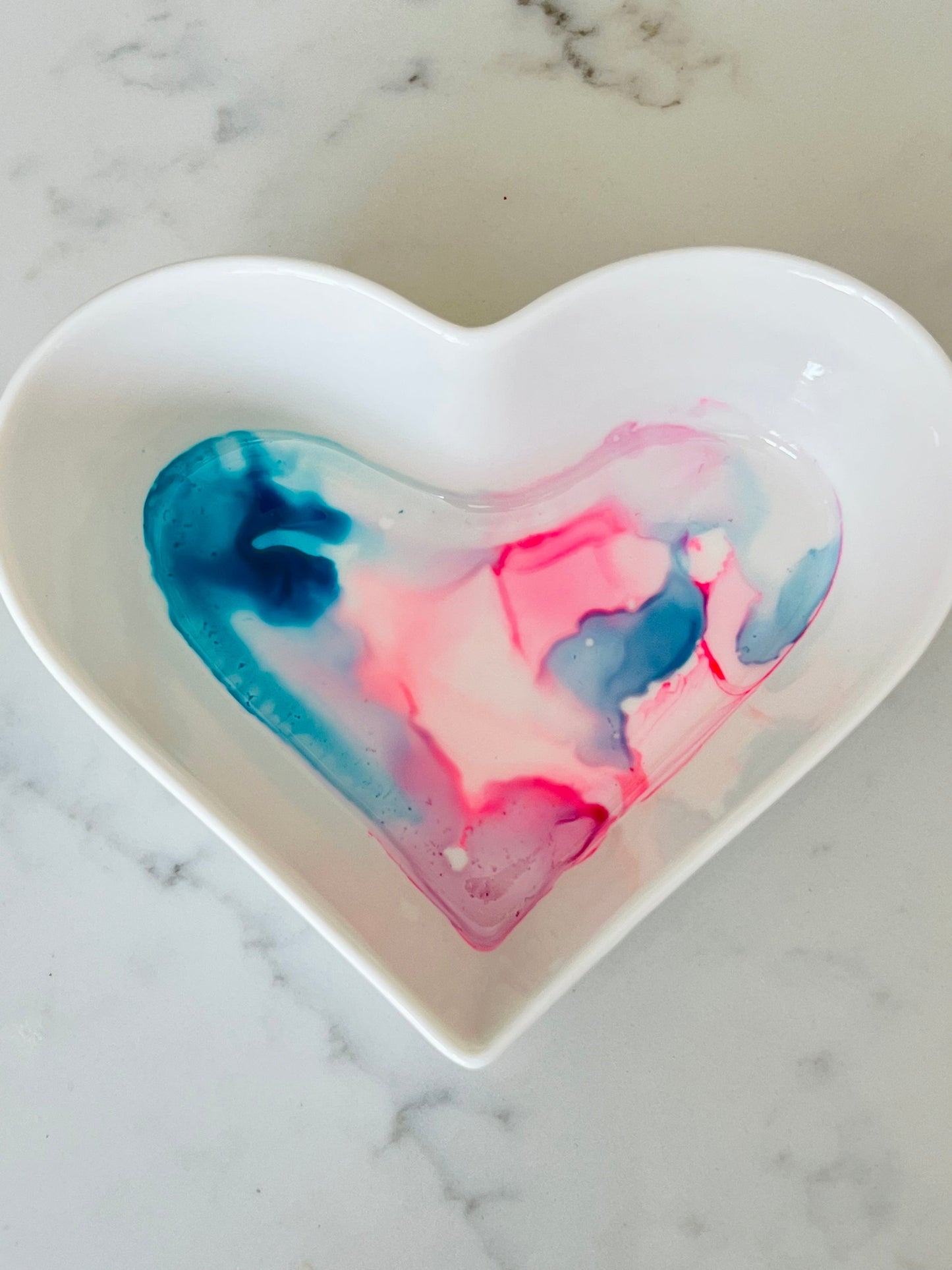 Heart ceramic bowl