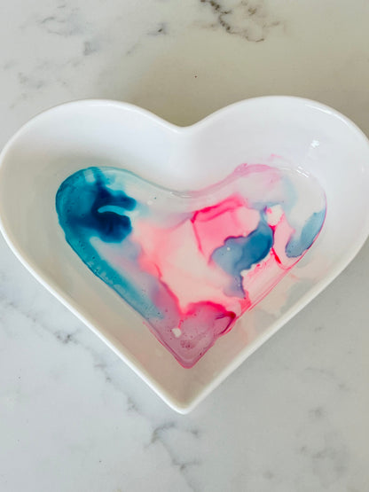 Heart ceramic bowl