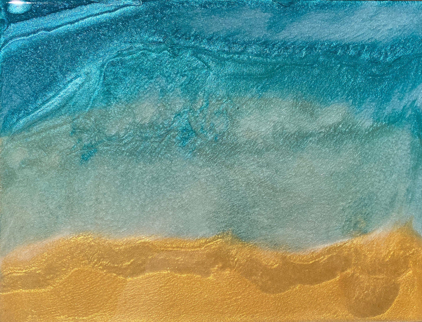 Art Piece - Ocean Panel - Metallic