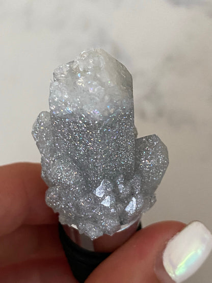 Crystal wine topper