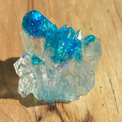Crystal Resin glass vase.