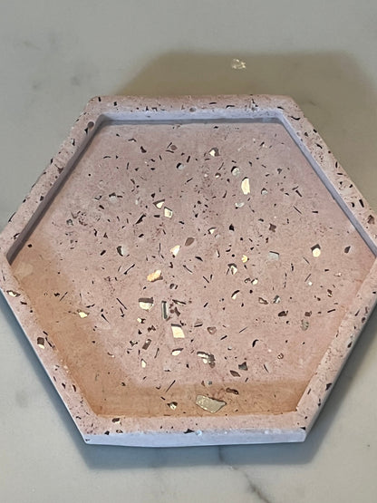 Jesmonite trinket dish