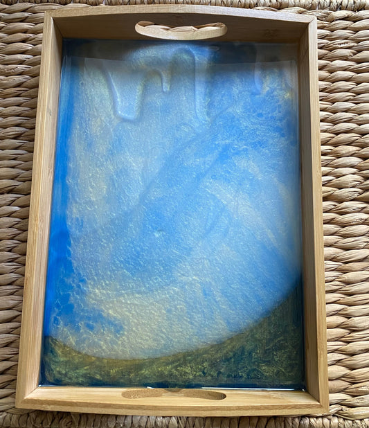 Van Gogh Inspired serving tray
