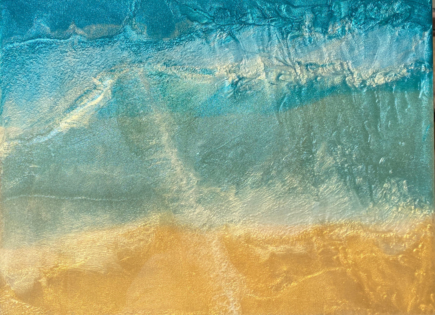 Art Piece - Ocean Panel - Metallic