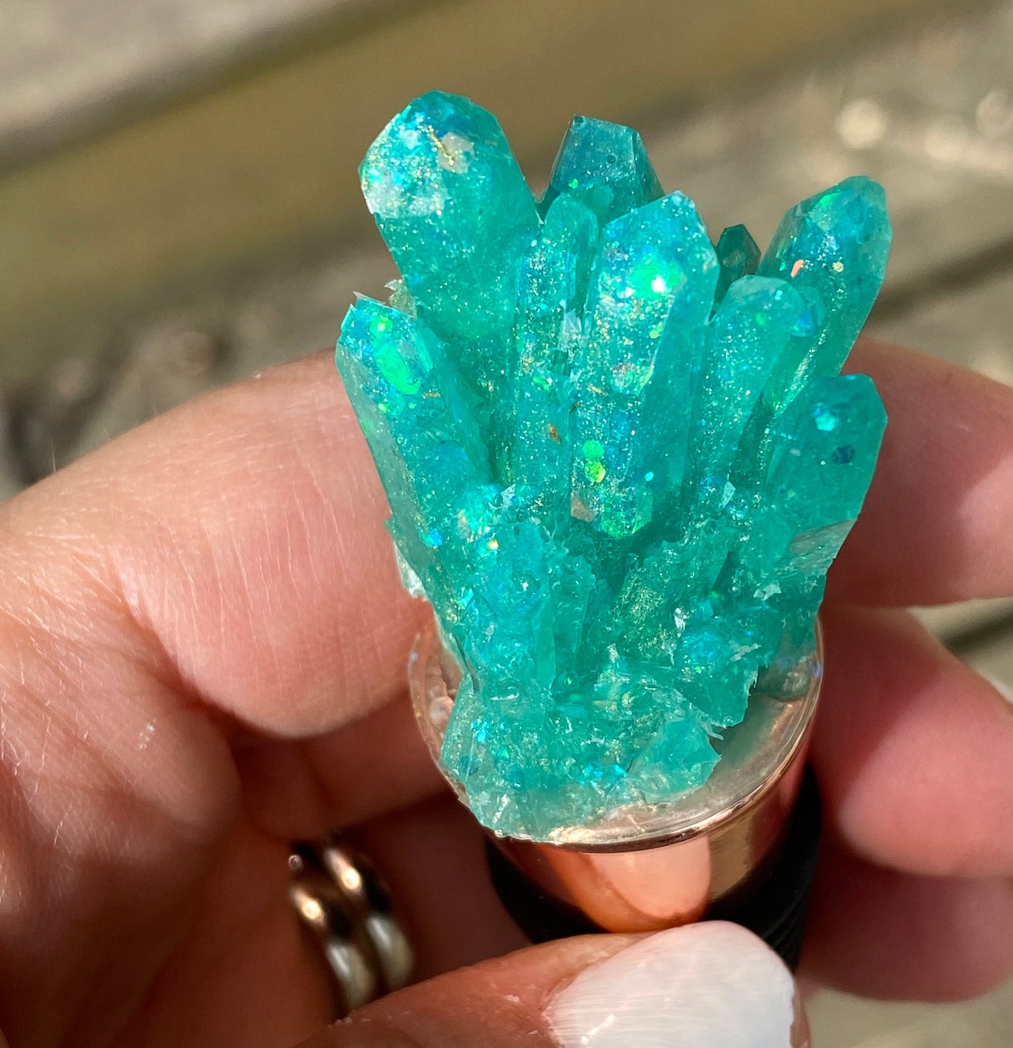 Mermaid Sparkle 🧜‍♀️ wine stopper