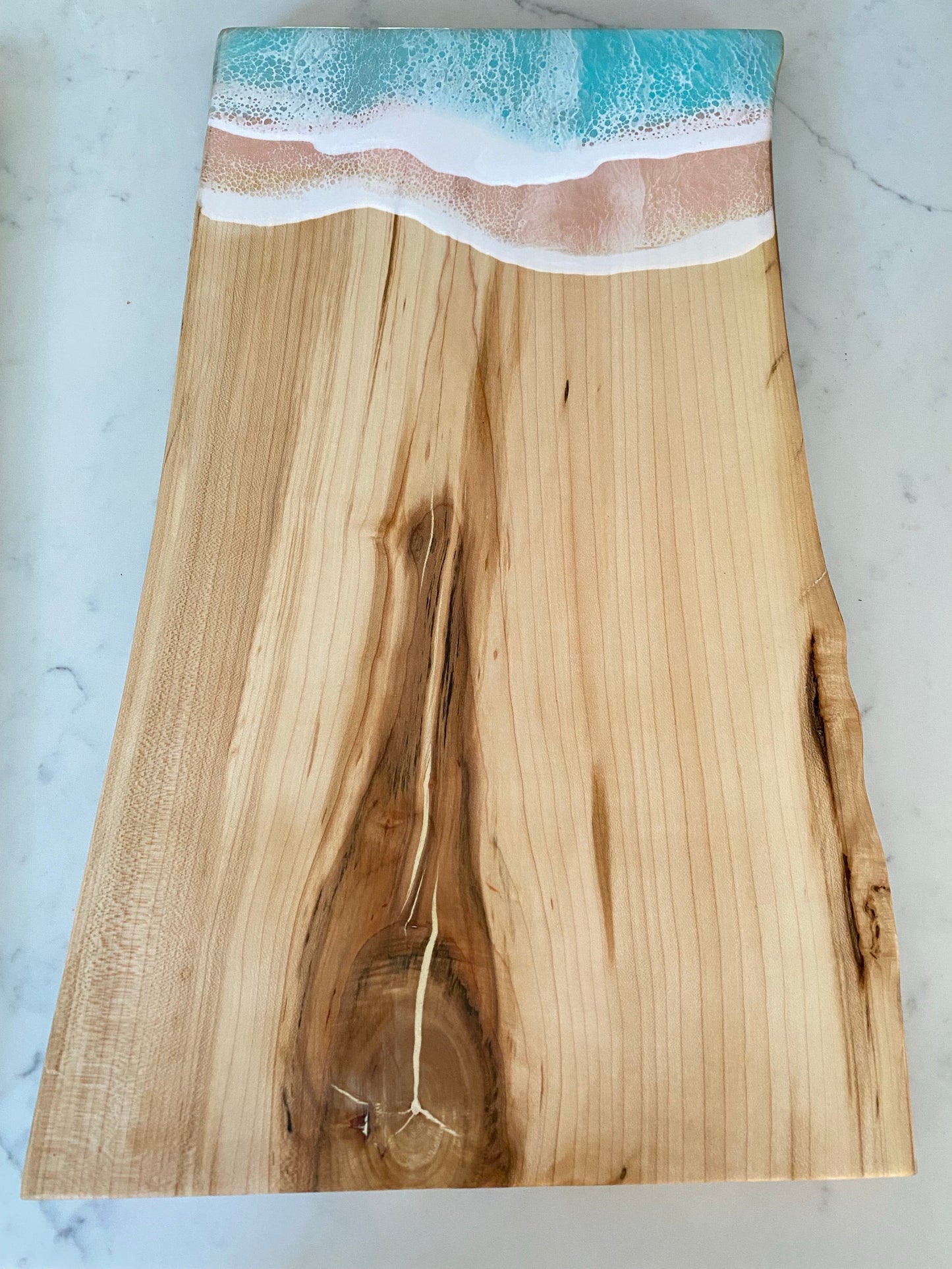 Blush and teal ocean 🌊 charcuterie board.