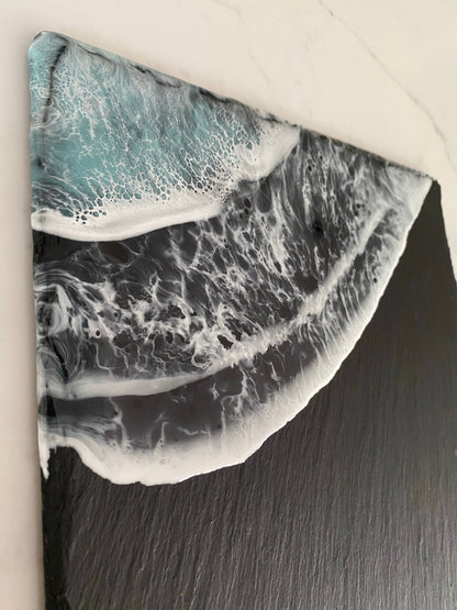 Ocean 🌊 slate cheese board.