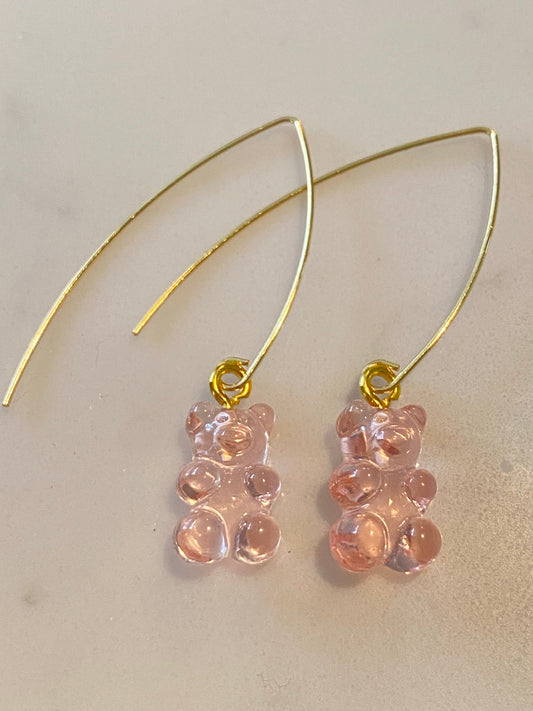Dangly gummy bear earrings