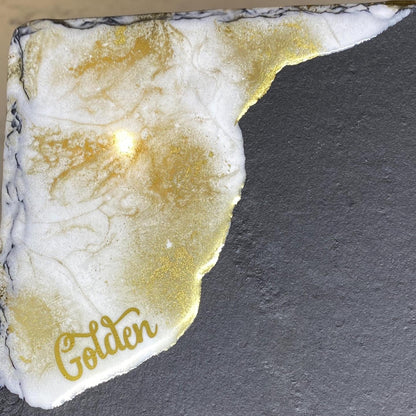 Slate “Stay Golden” ✨cheese board