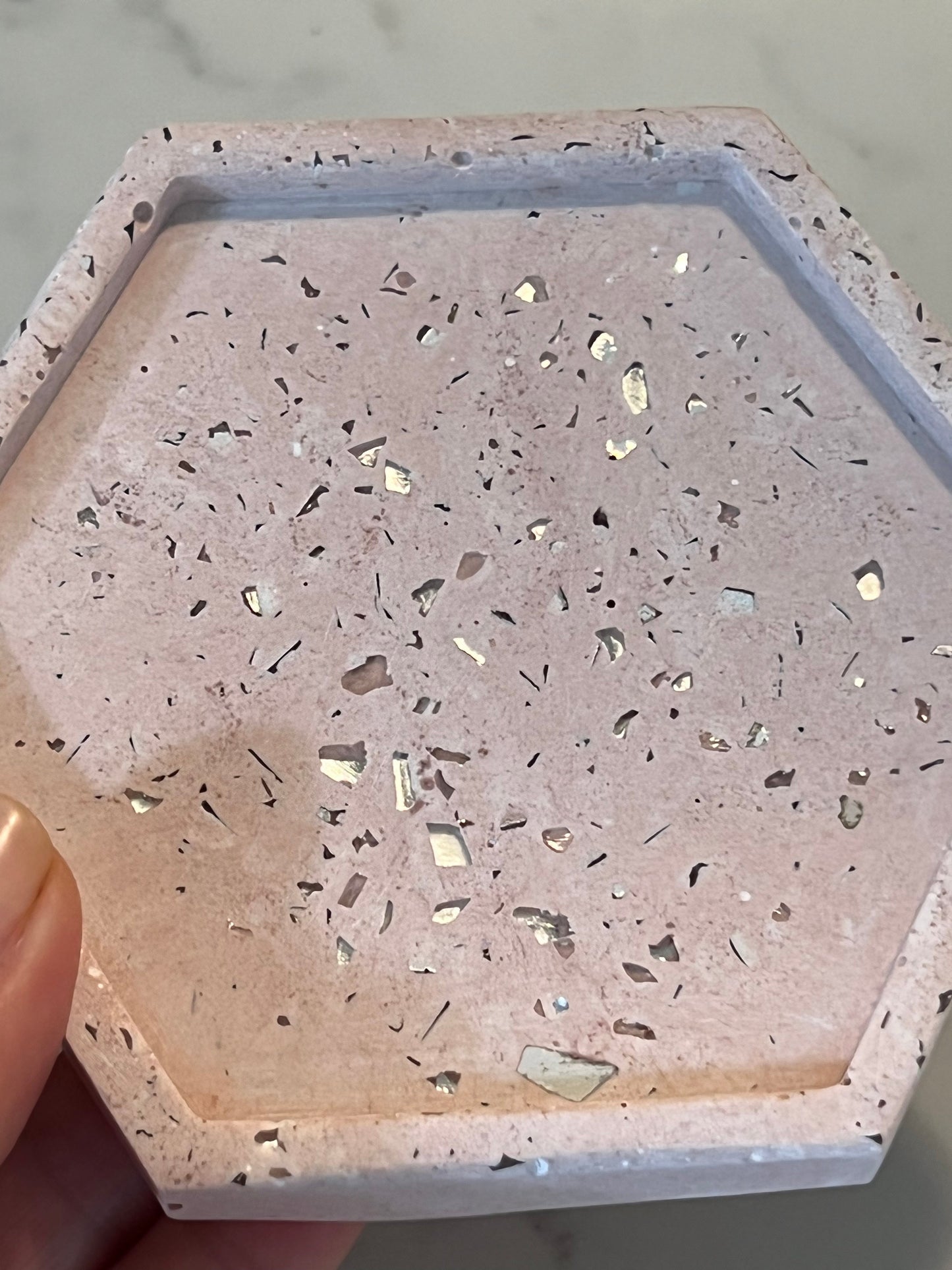 Jesmonite trinket dish