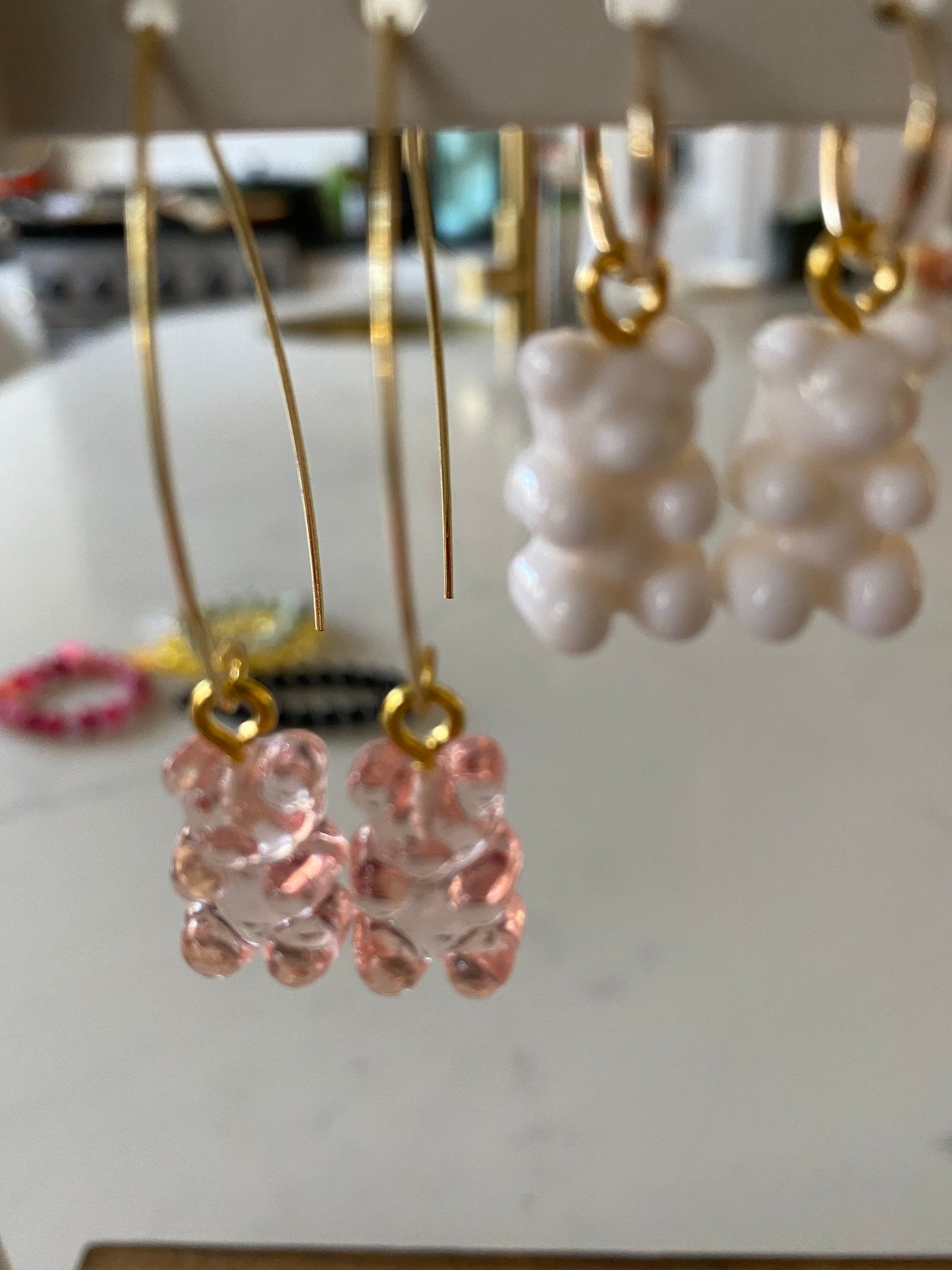 Gummy bear earrings! 🐻