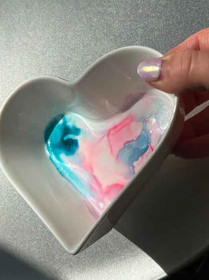Heart ceramic bowl