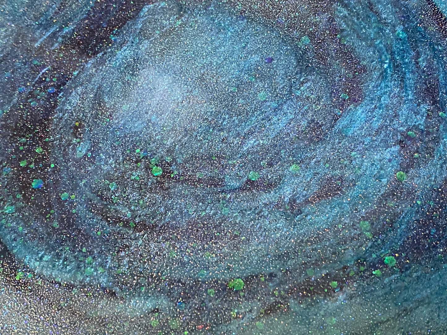 Stainless steel galaxy tray.