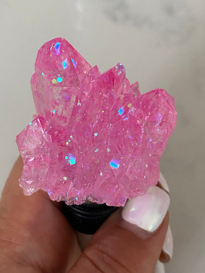 Crystal wine topper