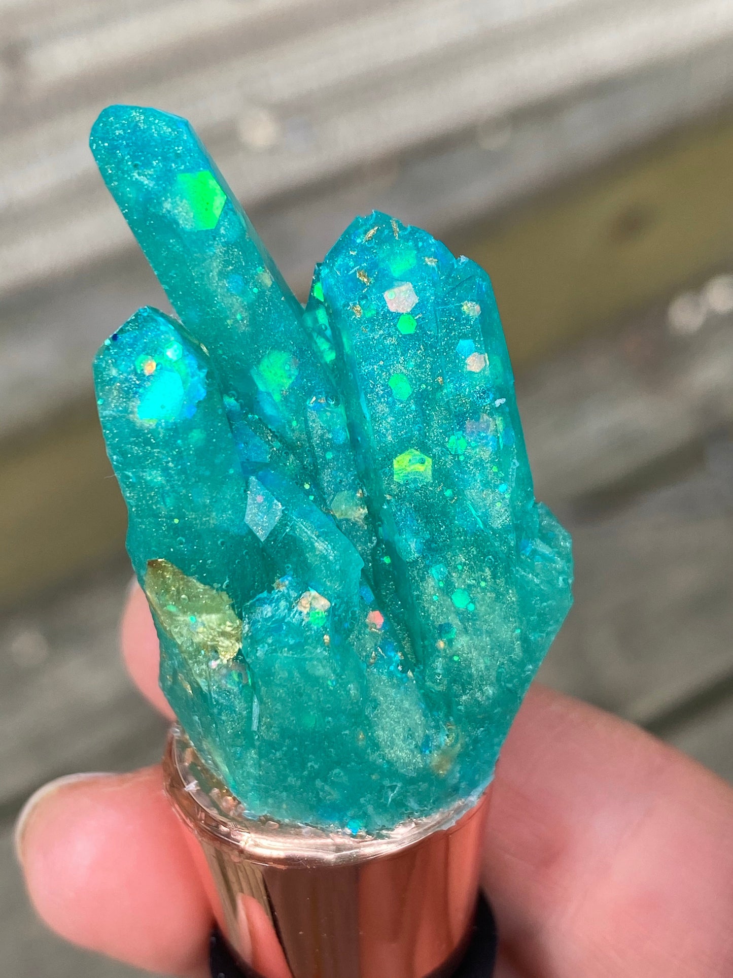 Mermaid Sparkle 🧜‍♀️ wine stopper