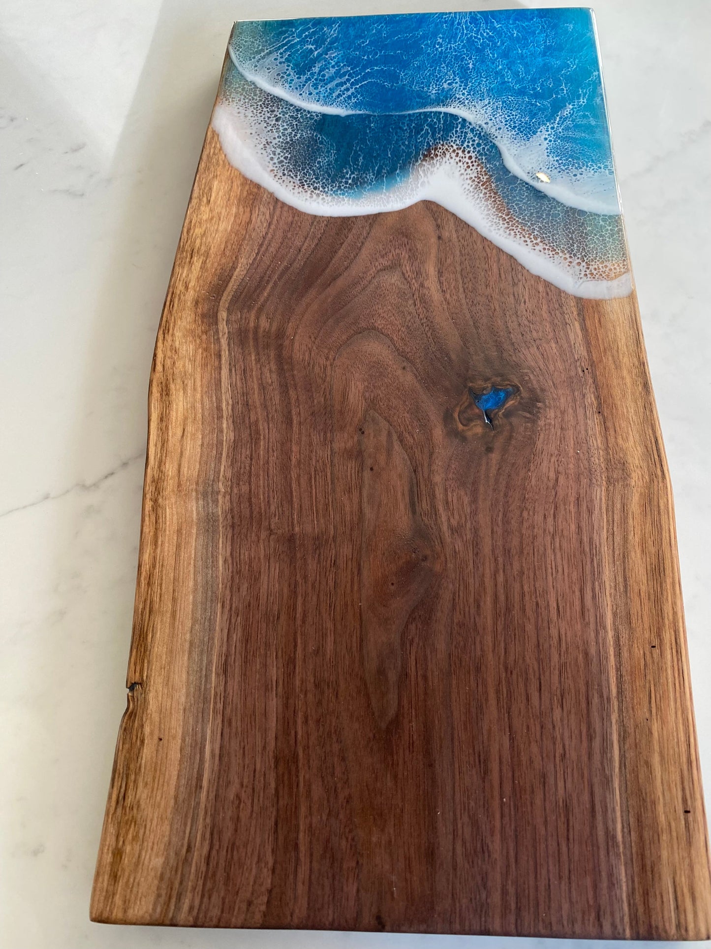 Ocean resin charcuterie board 🌊