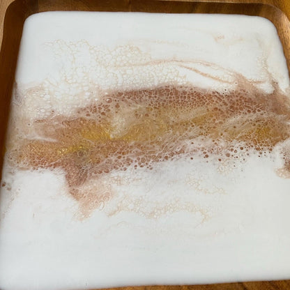 Blush and Gold Resin tray