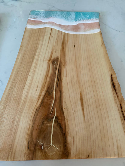 Blush and teal ocean 🌊 charcuterie board.