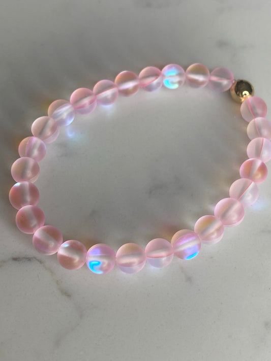 Mermaid glass bead bracelet