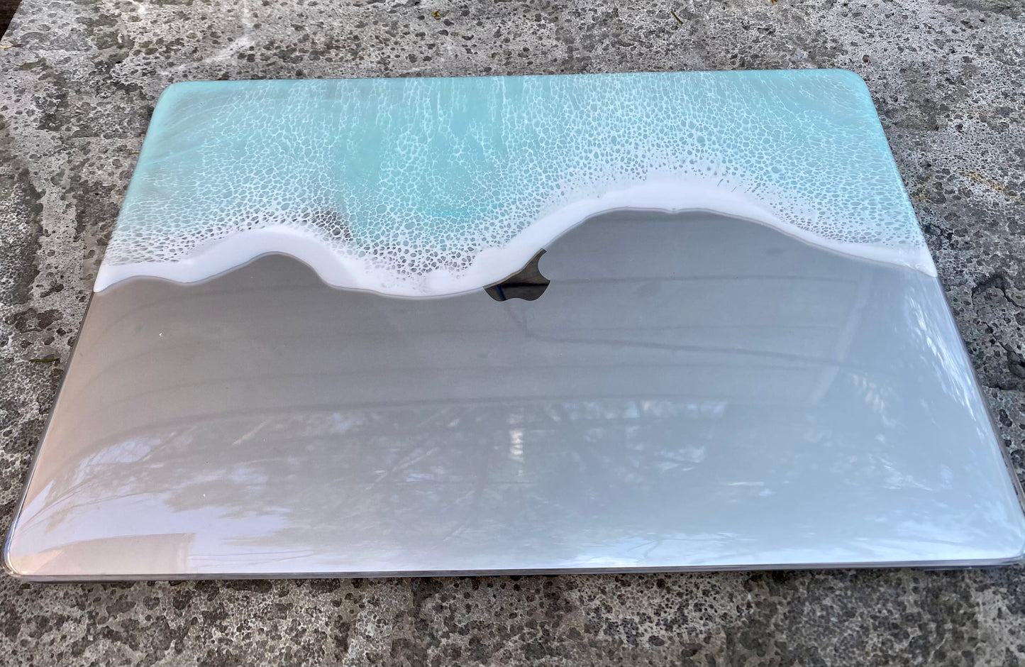Ocean 🌊 laptop cover.